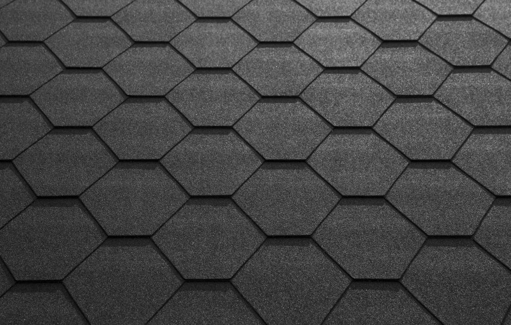 Takshingel Svart 3 m² TECCA