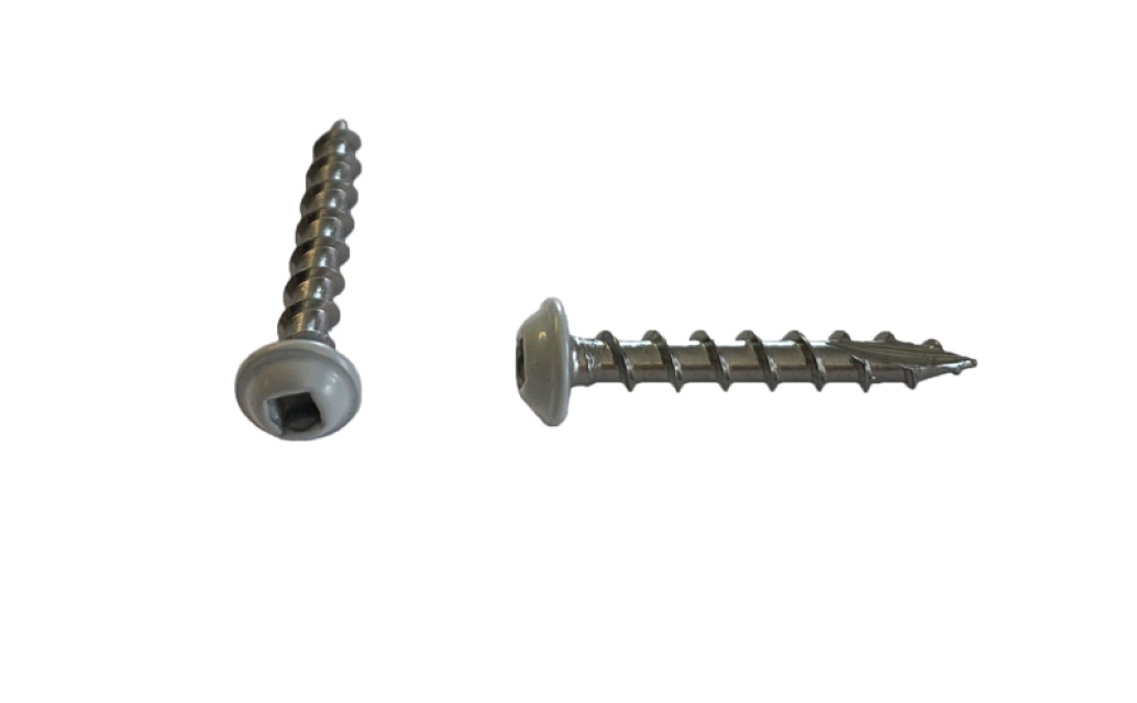 Fönsterbleckskruv 3,5x25 mm, Zinkgrå 50 st