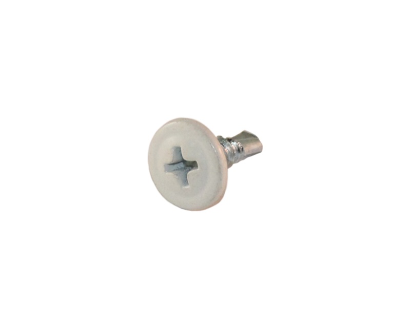 Montageskruv Borrspets 4,2x13 mm, Vit 50 st