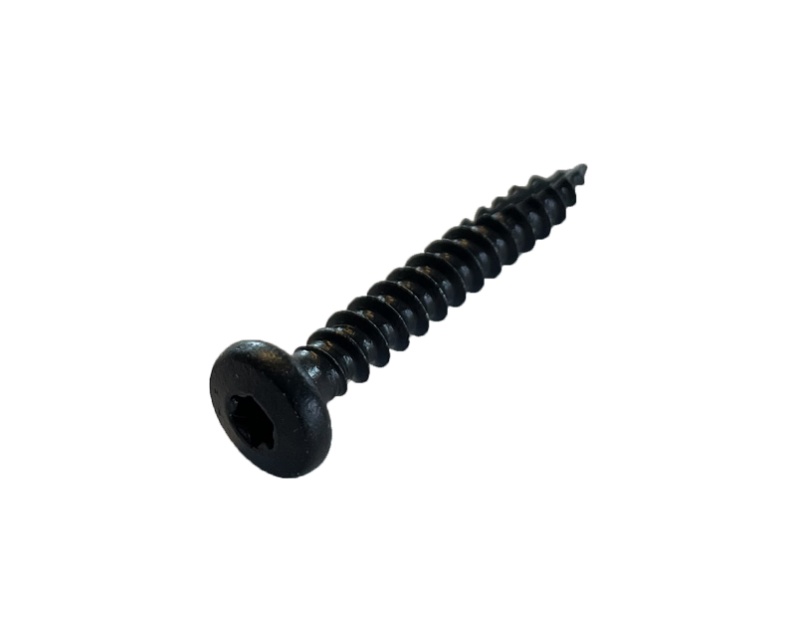 Rännkroksskruv Kolstål 4,8x35 mm, Svart 250 st