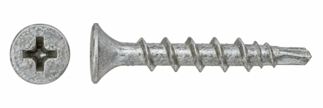 Rännkroksskruv Zytec 4,8x32 mm, blank 100 st