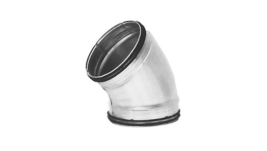 BU Ventilationsböj 45° 125mm