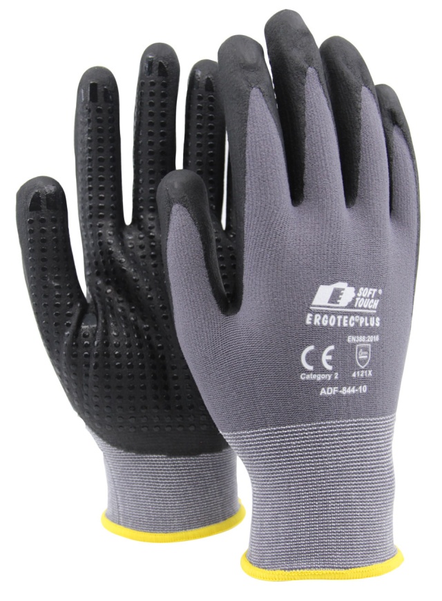 Arbetshandske Soft Touch ErgoTec Plus, strl 8