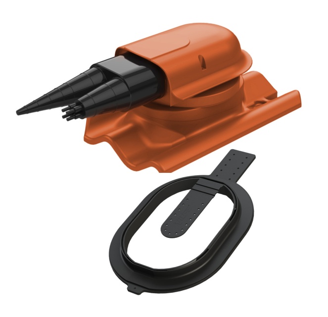 SOLAR VITTINGE CLICK GENOMFÖRING 2-kup, Tegelröd