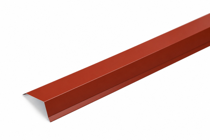 Vindskiva 125x60x2500 mm, Tegelröd i gruppen Produkter / Plåtbeslag / Takbeslag / Vindskiva hos Norosteel AB (103300)