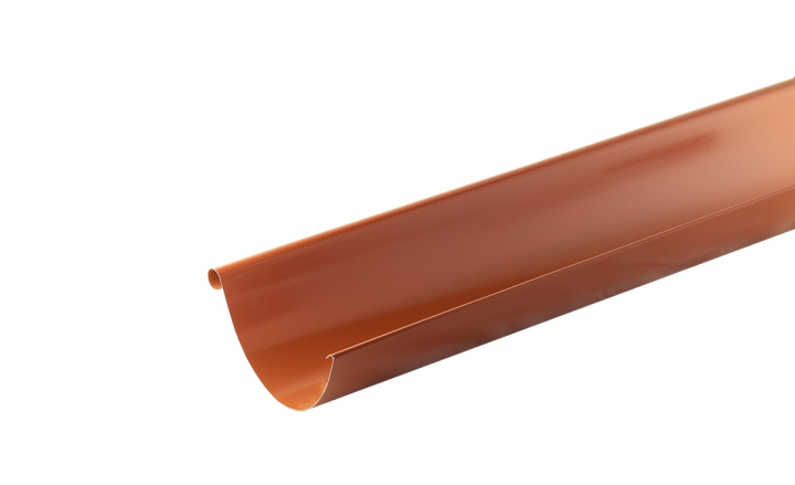 Hängränna Tegelröd 4000/125 mm i gruppen Produkter / Tak / Takavvattning hos Norosteel AB (102009)