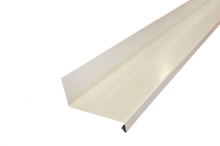 Fönsterbleck - Överbleck Vit 100x2000 mm i gruppen Produkter / Plåtbeslag / Fönsterbleck / Överbleck hos Norosteel AB (103007)