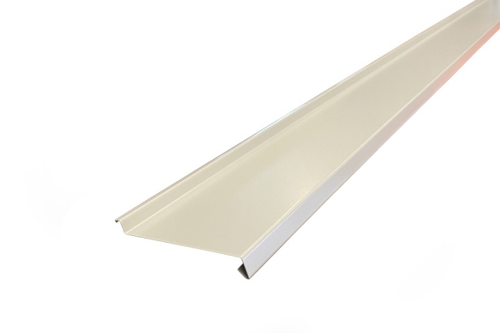 Fönsterbleck - Underbleck Vit 100x2000 mm i gruppen Produkter / Plåtbeslag / Fönsterbleck / Underbleck hos Norosteel AB (103016)