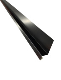Sockelbeslag 25x2500 mm, Svart