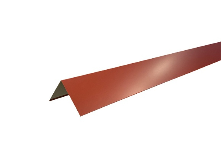 Ytterhörn 140x140x2500 mm, Mörkröd i gruppen Produkter / Plåtbeslag / Fasadbeslag / Ytter/Innerhörn / Ytterhörn hos Norosteel AB (103039)
