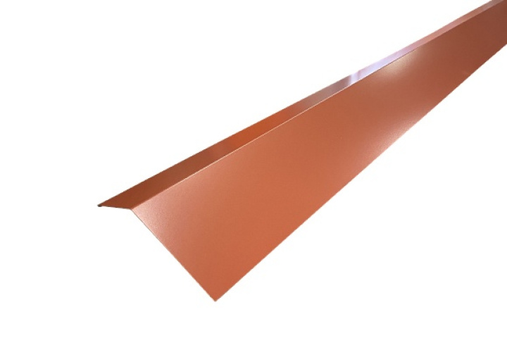 Takfotsplåt 135x60x2500 mm, Tegelröd i gruppen Produkter / Plåtbeslag / Takbeslag / Takfotsplåt hos Norosteel AB (103066)