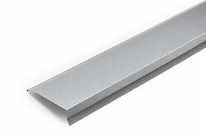 Vindskiva Silver 125x60 i gruppen Produkter / Plåtbeslag / Takbeslag / Vindskiva hos Norosteel AB (103302r)