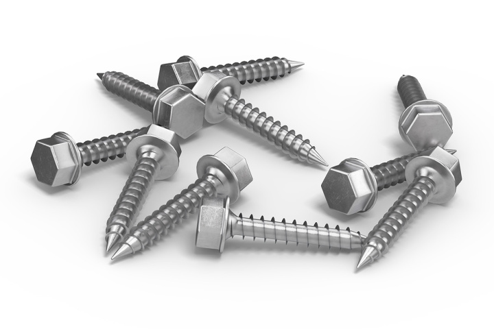 Skruvsats 10st 6x30mm 6-kant i gruppen Produkter / Tak / Taksäkerhet / Snörasskydd hos Norosteel AB (105998)