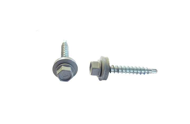 Farmarskruv 4,8x50 mm, Ljusgrå 100 st i gruppen Produkter / Infästning / Trä / Farmarskruv hos Norosteel AB (108046)