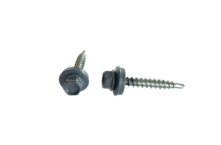 Farmarskruv 4,8x50 mm, Antracitgrå 100 st i gruppen Produkter / Infästning / Trä / Farmarskruv hos Norosteel AB (108048)