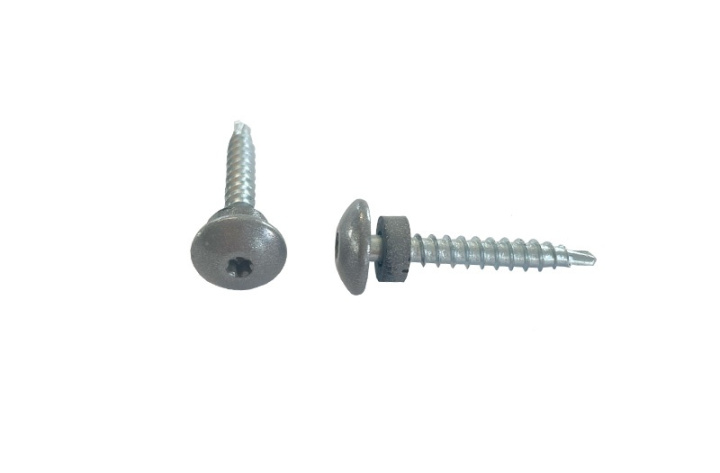 Corona Farmarskruv 4,8x35 mm, Mörksilver 250 st i gruppen Produkter / Infästning / Trä / Farmarskruv hos Norosteel AB (108095)