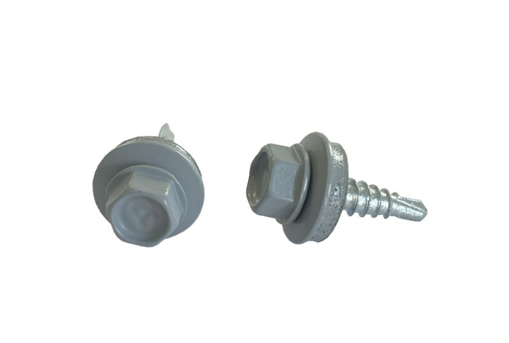 Överlappskruv 4,8x19 mm, Zinkgrå 250 st i gruppen Produkter / Infästning / Trä / Överlappskruv hos Norosteel AB (108109)