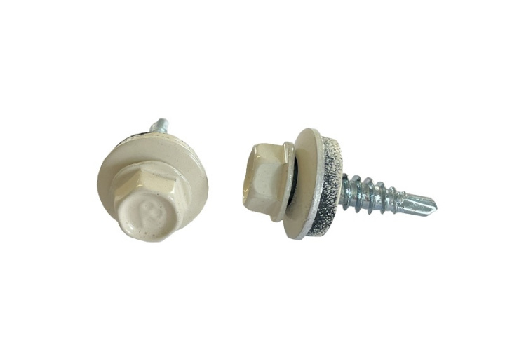 Överlappskruv 4,8x19 mm, Beige 250 st i gruppen Produkter / Infästning / Trä / Överlappskruv hos Norosteel AB (108118)