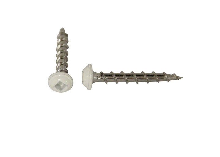 Fönsterbleckskruv 3,5x25 mm, Vit 50 st i gruppen Produkter / Infästning / Trä / Bleckskruv hos Norosteel AB (108146)