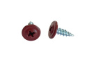 Montageskruv Vass Spets 4,2x13 mm, Mörkröd 50 st