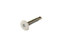 Montageskruv Borrspets 4,2x25 mm, Vit 50 st