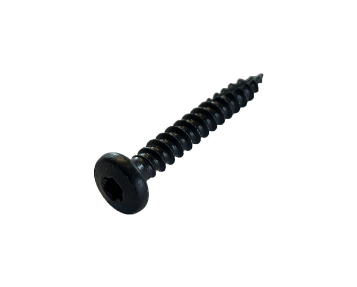 Rännkroksskruv Kolstål 4,8x35 mm, Svart 250 st i gruppen Produkter / Tak / Takavvattning / Välj efter produkt / Skruv & tillbehör hos Norosteel AB (108256)