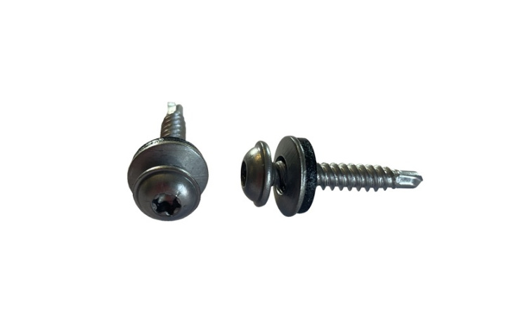 Vattbrädesskruv 4,2x25 mm, Klarlack 50 st i gruppen Produkter / Infästning / Trä / Vindskiveskruv hos Norosteel AB (108260)