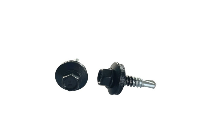Lättbalkskruv 5,5x25 mm, Svart 250 st i gruppen Produkter / Infästning / Stål / Lättbalksskruv hos Norosteel AB (108296)