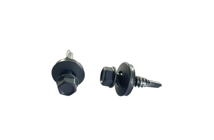 Lättbalkskruv 5,5x25 mm, Grafitgrå 250 st i gruppen Produkter / Infästning / Stål / Lättbalksskruv hos Norosteel AB (108303)
