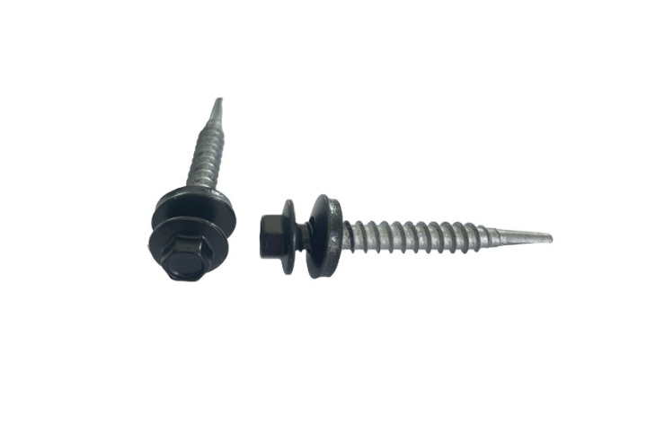 Limträskruv 6,5x55 mm, Svart 100 st i gruppen Produkter / Infästning / Trä / Limträskruv hos Norosteel AB (108329)