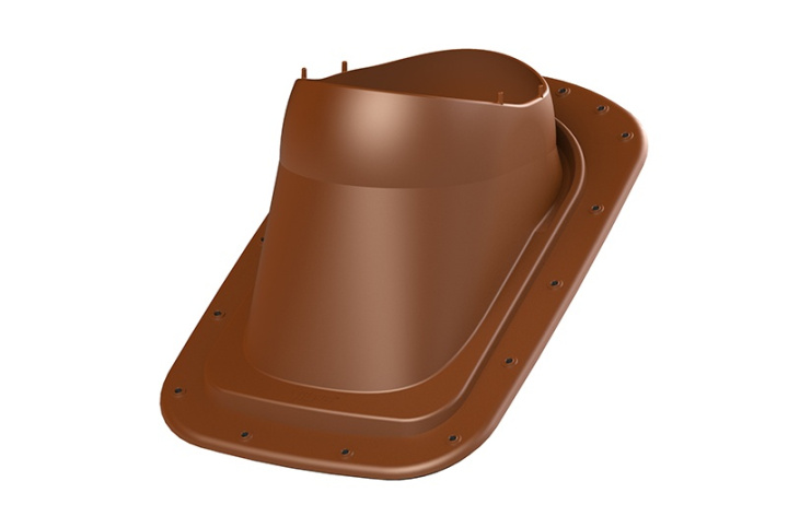 Vilpe Classic Vino Genomföring Tegelröd i gruppen Produkter / Ventilation / Vilpe produkter hos Norosteel AB (109040)