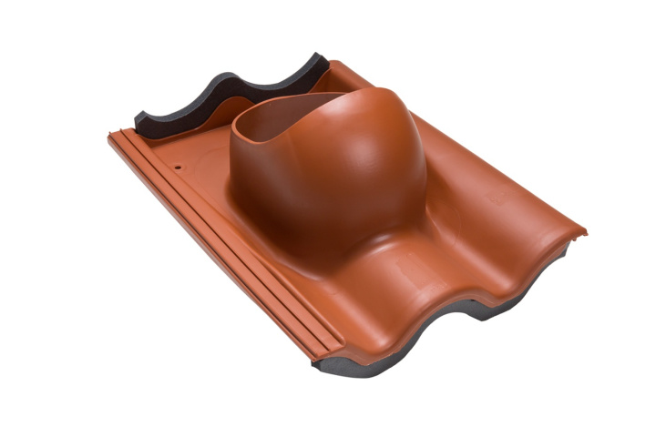 Vilpe 2-kupig Betonggenomföring Tegelröd i gruppen Produkter / Ventilation / Vilpe produkter hos Norosteel AB (109042)