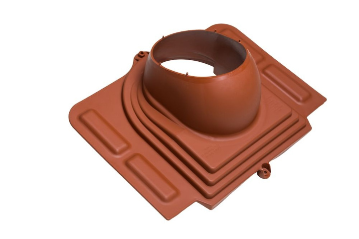 Vilpe Plåtgenomföring Tegelröd i gruppen Produkter / Ventilation / Vilpe produkter hos Norosteel AB (109043)