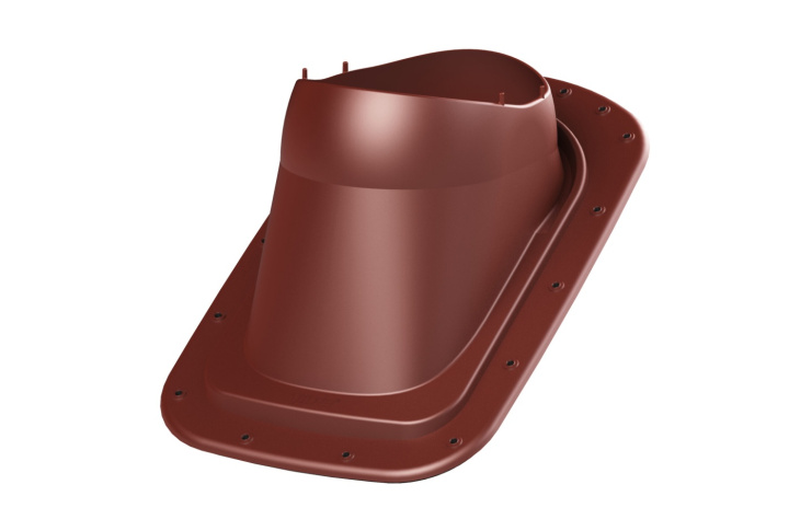 Vilpe Classic Vino Genomföring Röd i gruppen Produkter / Ventilation / Vilpe produkter hos Norosteel AB (109047)