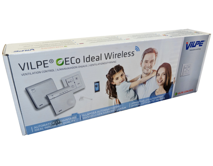 ECo Ideal Wireless Ventilationsstyrning i gruppen Produkter / Ventilation / Vilpe produkter hos Norosteel AB (109050)
