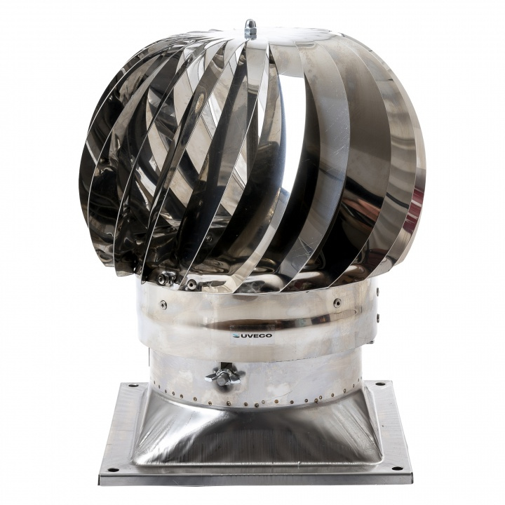 Inoxsnurran 240x240mm fyrkantig i gruppen Produkter / Ventilation / Takhuvar hos Norosteel AB (109203)