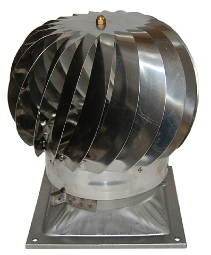 Inoxsnurran 320x320mm fyrkantig i gruppen Produkter / Ventilation / Takhuvar hos Norosteel AB (109204)