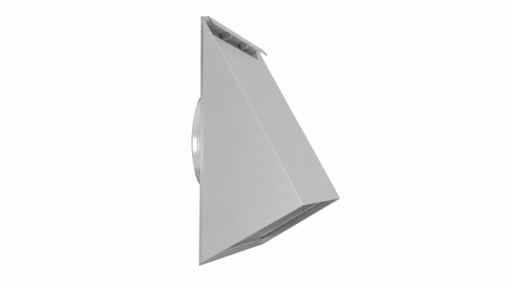 Väggkåpa ABC 160mm Zinkgrå i gruppen Produkter / Ventilation / Kanalsystem hos Norosteel AB (109275)
