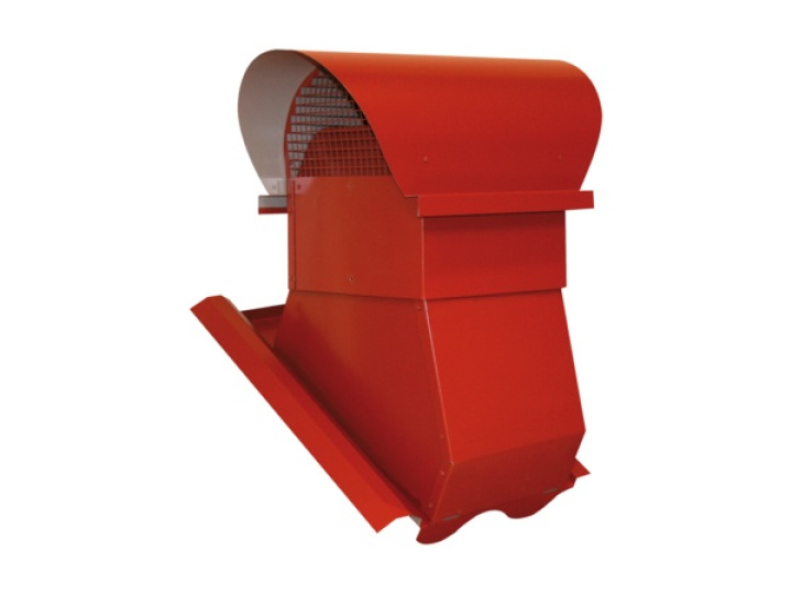 Takhuv ABC-VHS 125/160 Tegelröd i gruppen Produkter / Ventilation / Kanalsystem hos Norosteel AB (109284)