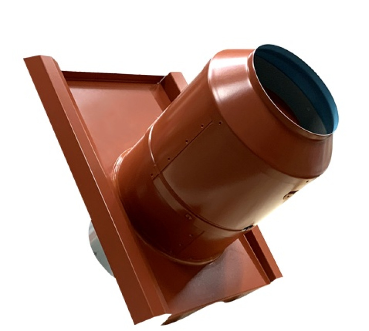 Villahuv ABC-VF160 Tegelröd i gruppen Produkter / Ventilation / Kanalsystem hos Norosteel AB (109290)