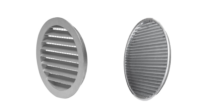 YGC Ytterväggsgaller 125mm i gruppen Produkter / Ventilation / Kanalsystem hos Norosteel AB (109295)