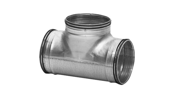 TCPU T-rör 100-100mm i gruppen Produkter / Ventilation / Kanalsystem hos Norosteel AB (109455)