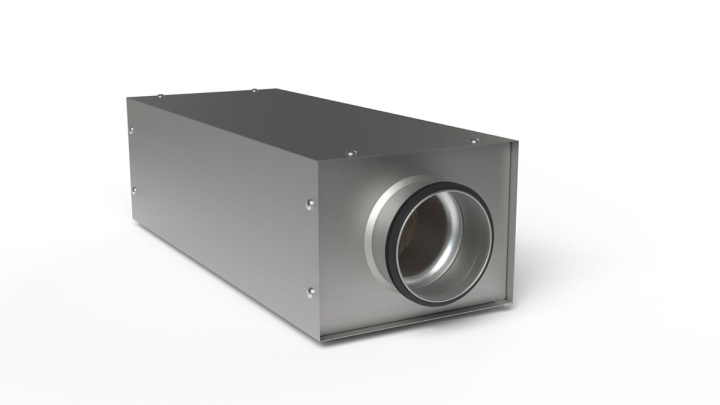 LRCNA Lågbyggd ljuddämpare 160x1000mm i gruppen Produkter / Ventilation / Kanalsystem hos Norosteel AB (109691)