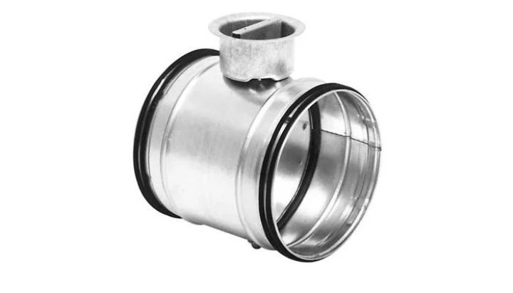 DTU Avstängningsspjäll 160mm i gruppen Produkter / Ventilation / Kanalsystem hos Norosteel AB (109759)